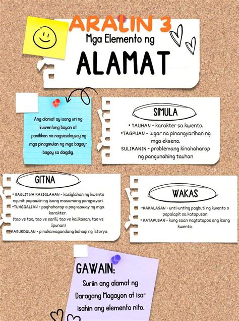 saglit na kasiglahan|Elemento ng Kuwento .